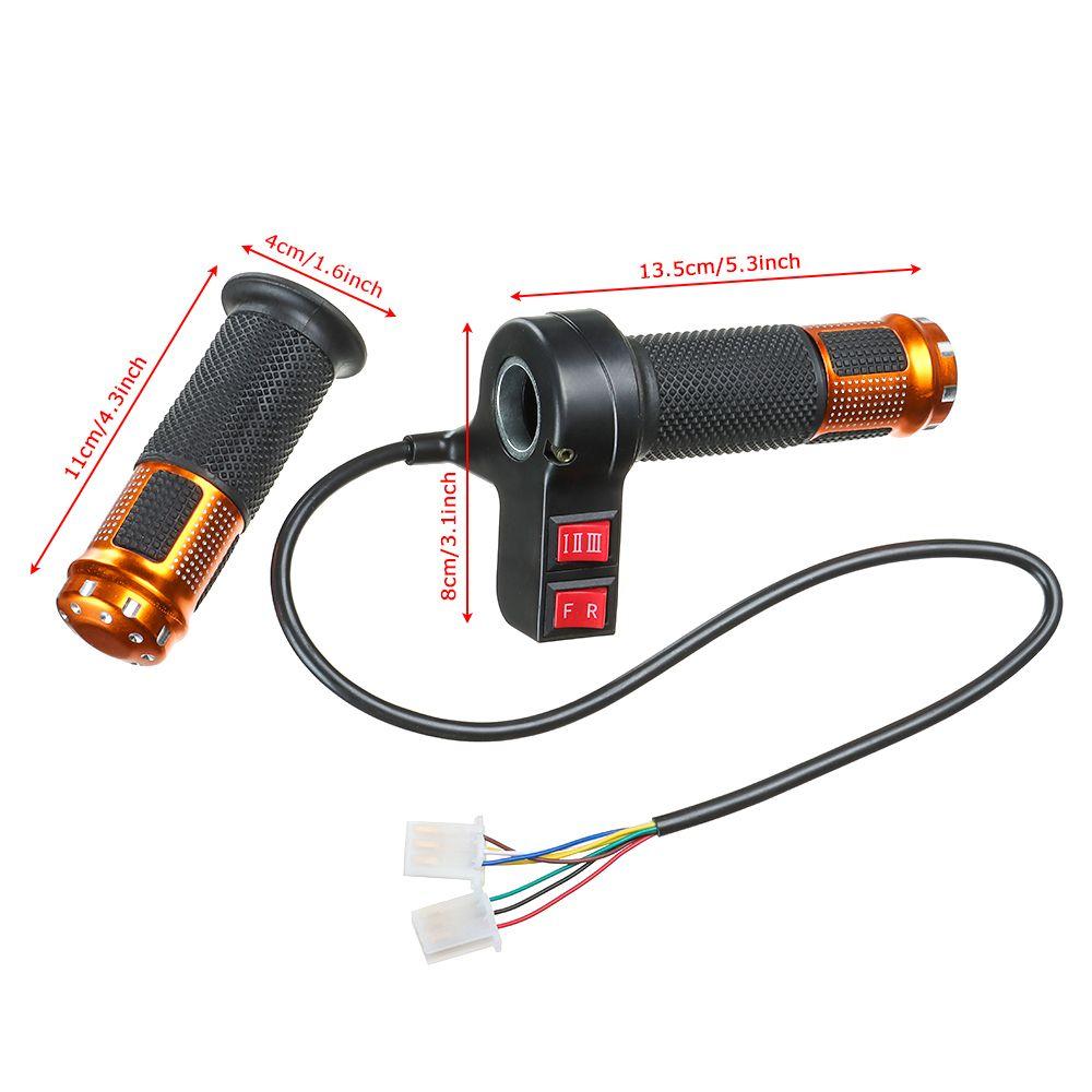 Reverse Throttle Handlebar Grip Speed Control E-Bike Throttle Grip Electric Bike Throttle Grip