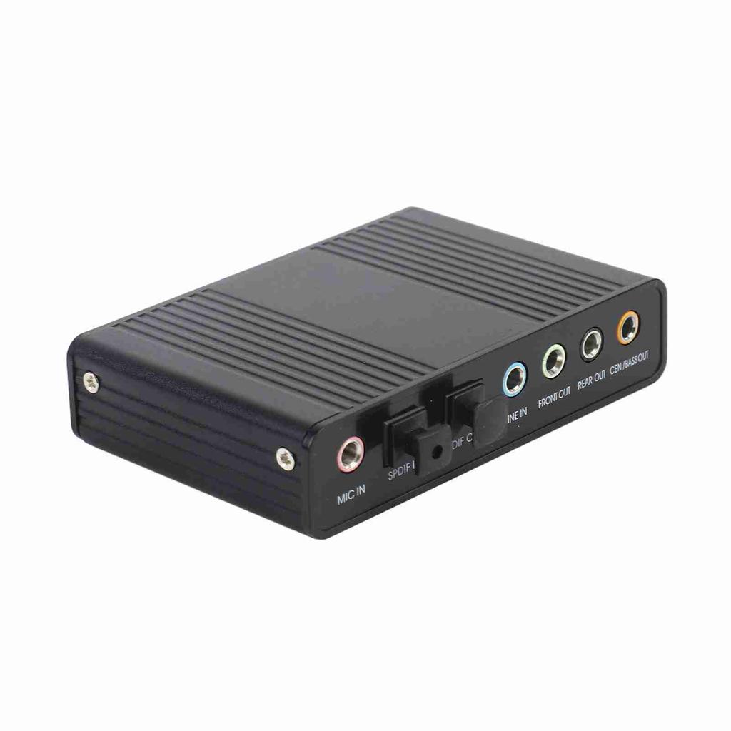 6-канальная звуковая карта USB, внешний цифровой оптический аудиовыход SPDIF, адаптер для ПК
