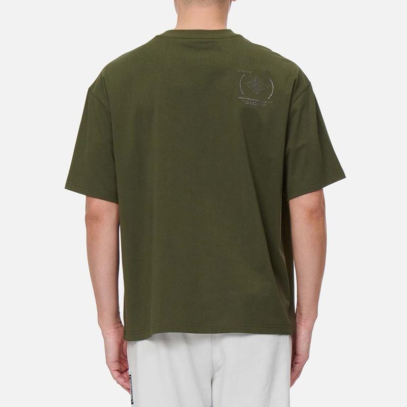 EVISU SS22 Drop Shoulder Sleeve T Shirt Men's 2ESGNM2TS572RXCT