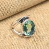 Aqua Apatite 925 Sterling Silver Handmade Jewelry Gorgeous Ring For Wedding Gift