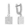 Silver Earrings with Cubic Zirkonia (2067429)