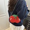 New Creative Cherry Shape Shoulder Messenger Bag Female Cute Personalized Small Bag Chain Bag