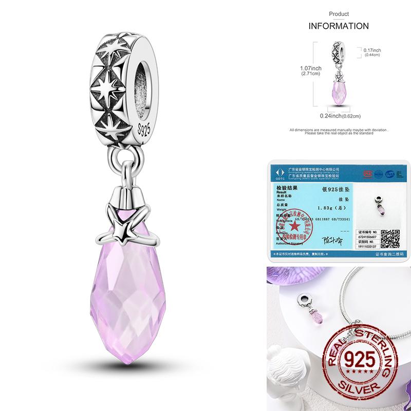 Animals Pets Beads Copper Mystic Purple Snake Dragon Butterfly Owl Safety Chains Charms Women'S Jewelry Diy Gift