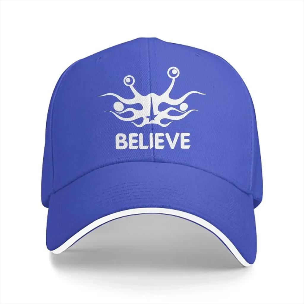 Кепка Believe Into Унисекс Шляпы Женский Козырек Защита Snapback Летающий Спагетти Кепки