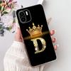 Чехол для телефона Xiaomi Redmi A1 Чехол RedmiA1 Мягкий силикон Милая корона Буквы Задняя крышка Для Xiaomi Redmi A2 Чехлы A 1 A 2 Coque