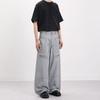 Mens Vintage Cargo Pants With Zippered Flap Pockets Straight Fit Cotton Workwear Trousers Casual Daily Wear