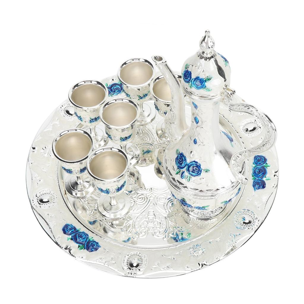 Винтажный набор кофейников, многоцелевой инновационный металлический кофейник в европейском стиле, набор чашек для дома