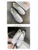 2025 Модные женские белые повседневные парусиновые туфли: Простой и стильный для летних путешествий