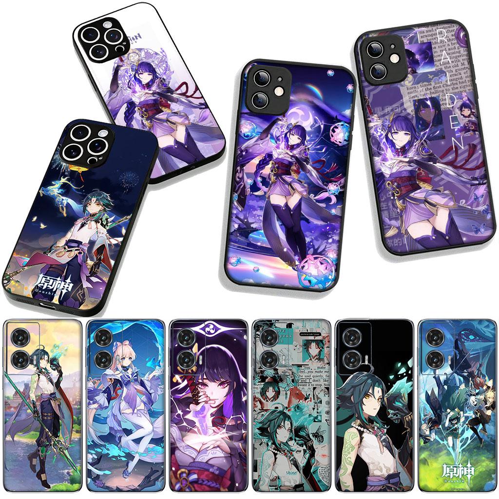 Baal Raiden Shogun Genshin Impact Xiao Case for Samsung Galaxy A25 A37 A57 A12 A14 A31 A50 A51 A70 A71 A72 A21S Note 20 9 8 10