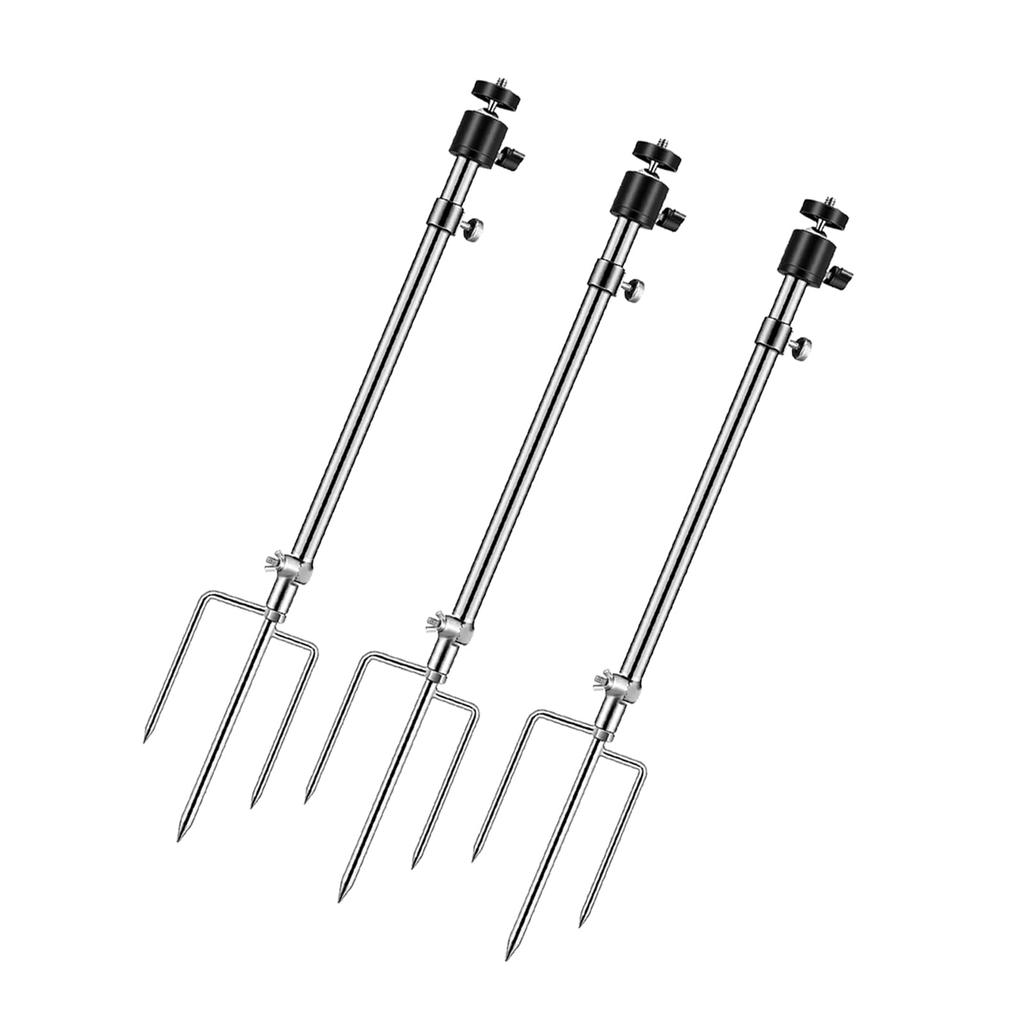 Camera 3 Fixed Night Fishing Rail Camera Flashlight Multidirectional Extendable Stand, Pieces, Stand, Stand, Fixed, Stand, Universal, Adjustable,