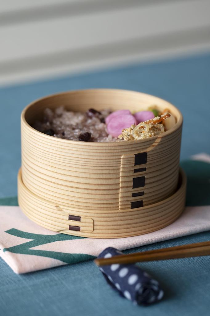 Odate Kogeisha Maru Bento Magewappa Bento Made In Japan (Small) 450ml, (Wappa) Box,