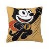 Vintage Felix The Cat Cartoon Square Pillowcase Cushion Cover Pillow Case Throw Pillow Cover for Home Bedroom Car