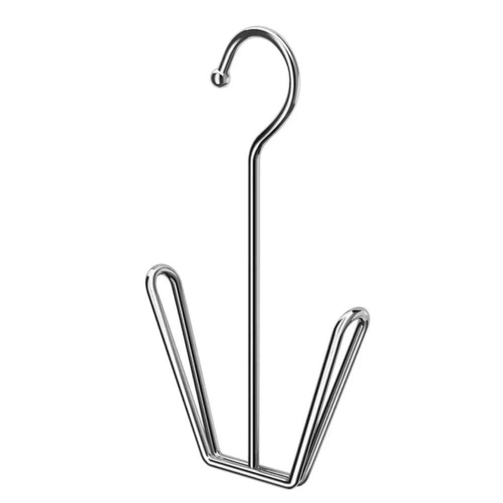 4Pcs/Pack Stainless Steel Clothes Hanger Hook Silver Storage Organizer New Shoe Drying Rack