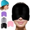 Form Fitting Gel Ice Headache Migraine Relief Hat Cold Compress Therapy Cap Ice Head Wrap Pack Mask For Tension Sinus Stress