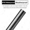 LED Outdoor Bright 1200mAh Flashlight Zoomable Waterproof Portable Light