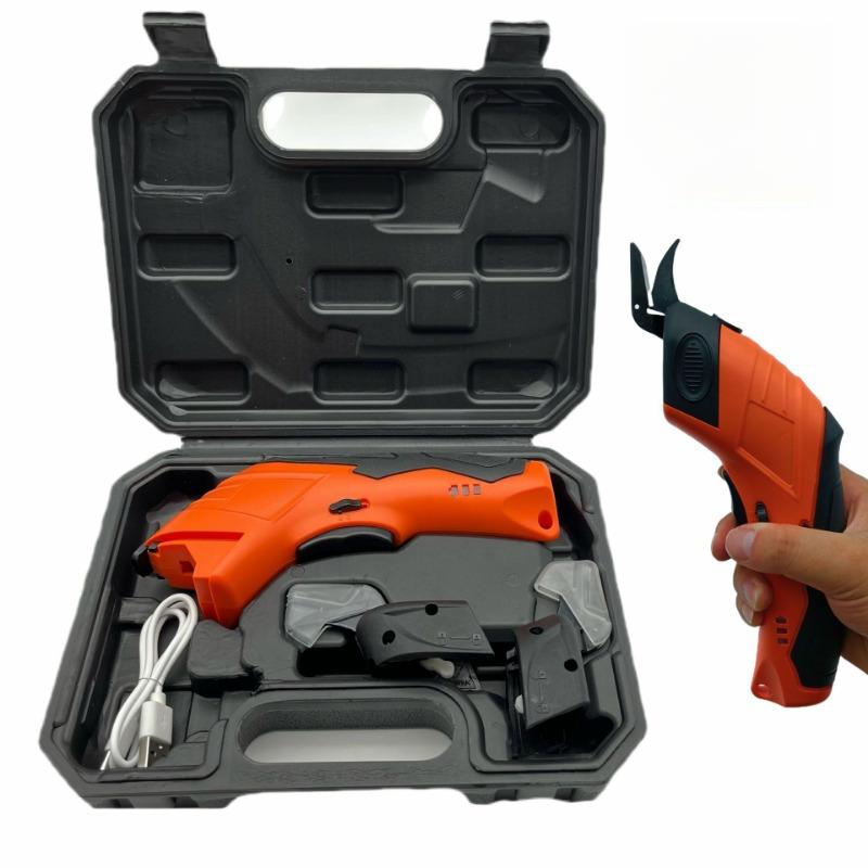 3,6 В литий-ионные ножницы для резки ткани, перезаряжаемые электрические ножницы из вольфрамовой стали для резки ткани, ножницы для обрезки кожи