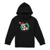 Childrens/Kids Vintage Wreath Christmas Hoodie