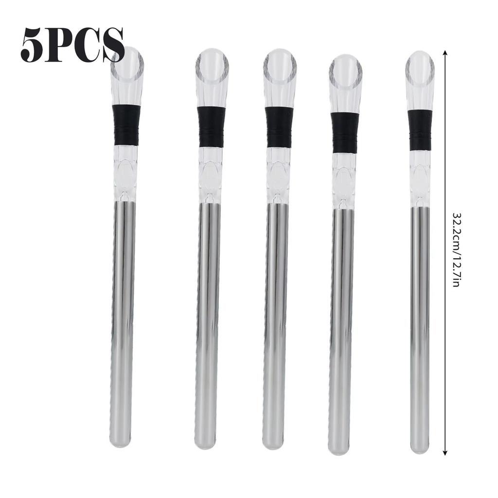 Wine Bottle Cooling Cooler Ice Chill Rod Stick Stainless Steel Aerator Pourer Stopper Beer Beverage Frozen Stick for Bar Tool