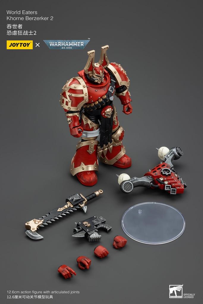 JOYTOY Warhammer World Eater Khorne Berzerker II Scale Action Figure 40,000 1/18 (Assembled)