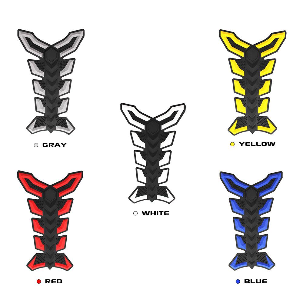 Universal Motorcycle 3D Rubber Gas Oil Fuel Tank Pad Protector Decal