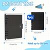 Portable Brooch Storage Book Pin Dust-proof Display Book Tray Metal Badge Collection Medal Organize Booklet