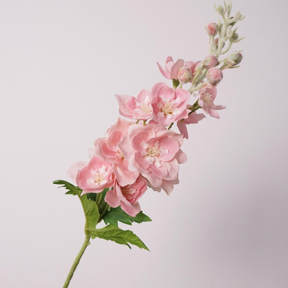 72cm Artificial Delphinium Flower Moisturizing Lifelike Delphinium Stem Real Touch Simulation Flower Wedding Bouquet