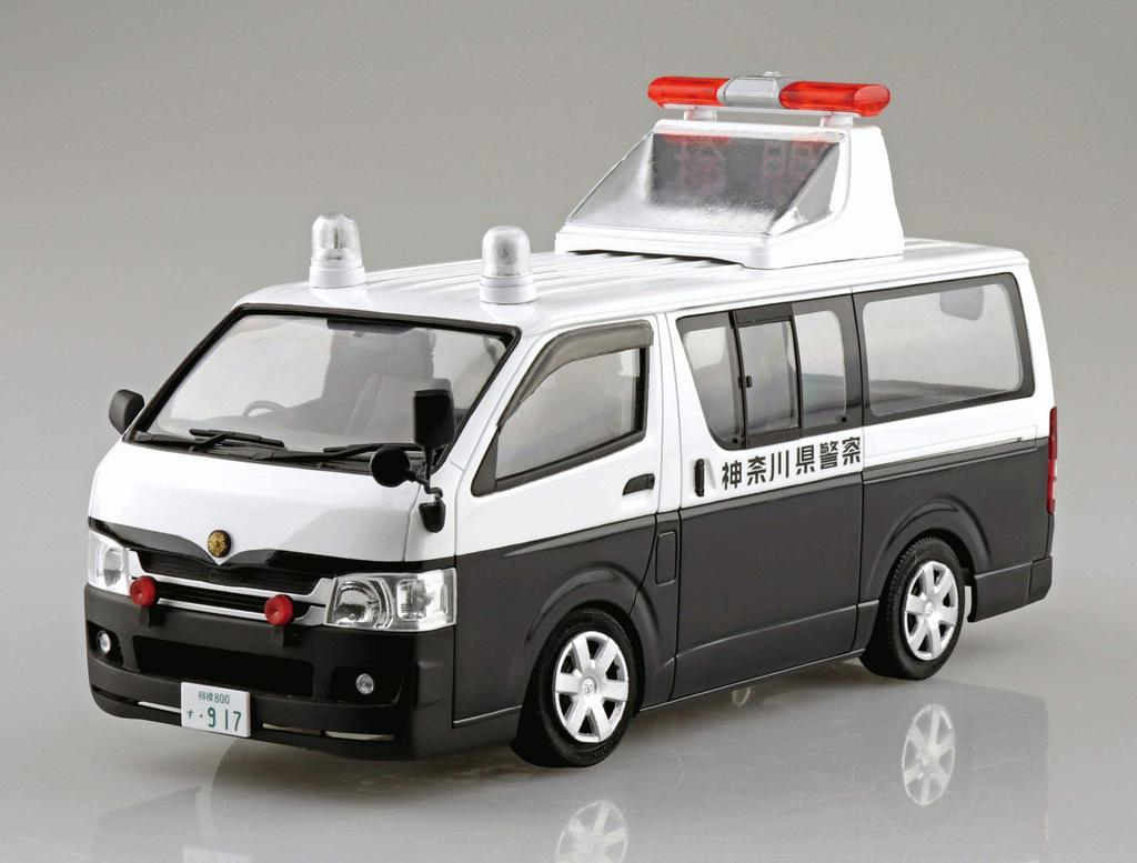 Aoshima Bunka Kyozai The Model Car Series Toyota TRH200V Hiace Traffic Accident Treatment Vehicle 2007 Пластиковая модель 1/24 № 50