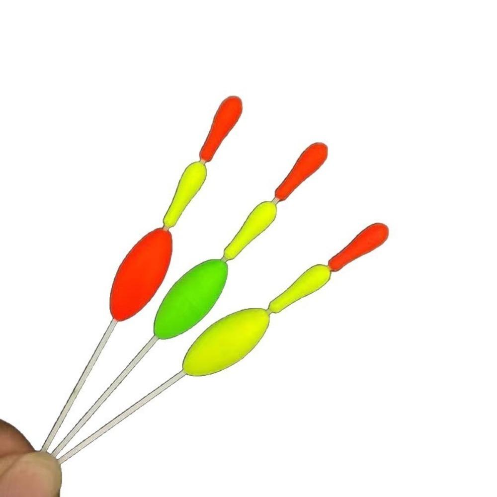 10 Pcs Set Fishing Floats Set Mix Color Fishing Tackle Accessories Foam Buoys Freshwater Fishing