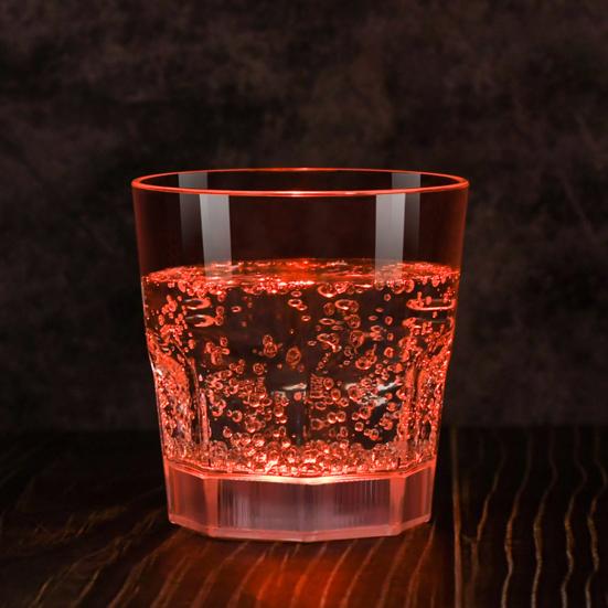 1/6 шт. Светящиеся рюмки со светодиодной подсветкой, бокалы для виски для вечеринки, светящиеся в темноте, многоразовая посуда для напитков