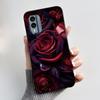 Casing For Nokia X30 5G Anti-scratch Bumper Soft Shell For Nokia XR21 Beautiful Brightly Colored Sunflower Pattern Black Case