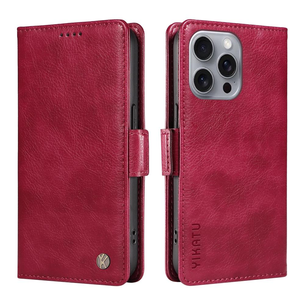 Магнитный кожаный кошелек-чехол для IPhone 17 16 16e 15 14 13 12 Mini 11 Pro Max Plus Роскошный Премиум Чехол Защитная крышка телефона Ударопрочный