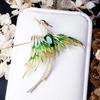 5 Colors Enamel Flying Beauty Phoenix Bird Brooches For Women Men Bird Party Office Brooch Pins Gifts