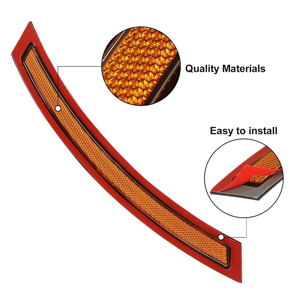 Yellow Lens Front Bumper Side Marker Reflector For BMW X5 2014 2015 2016