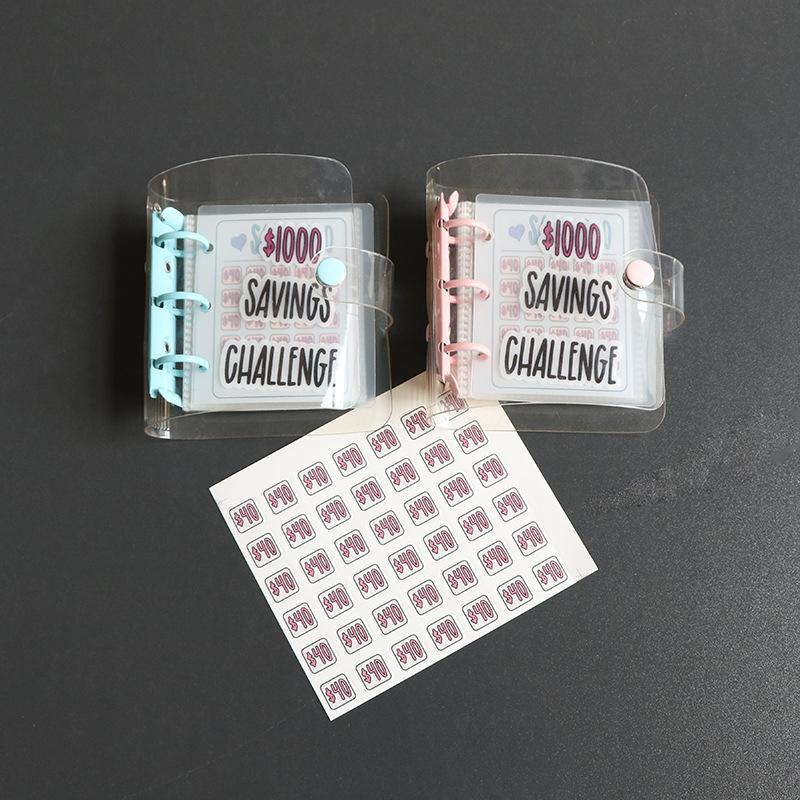 1000 Savings Challenge Binder, Money Saving Binder, Savings Challenges Book with Envelopes, Envelope Savings Challenge Durable