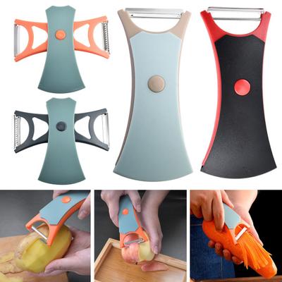 Фруктовая терка 2 в 1 Многофункциональная кухонная терка для фруктов и овощей Двойная головка для чистки овощей и картофеля Эффективная