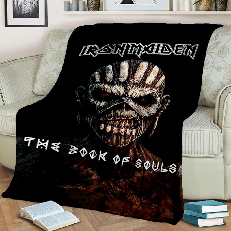 HD I-Iron Maiden Heavy Metal Band 3D одеяло, мягкое одеяло для дома, спальни, кровати, дивана, пикника, путешествия, офиса, одеяло, детское одеяло