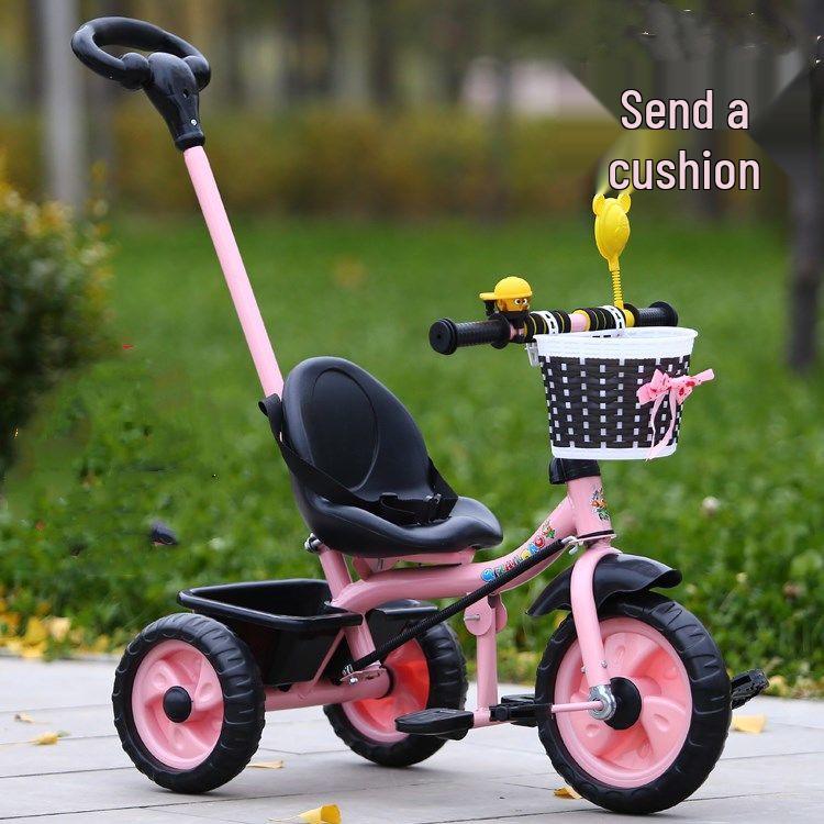 Lightweight Children's Pedal Car Stroller Tricycle for Ages 1-5