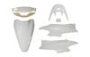 Bike Parts Center Exterior Set, White, for Honda Dio ZX AF35 (Model 2) with Disc Brakes, Painted, Genuine Style, 3078