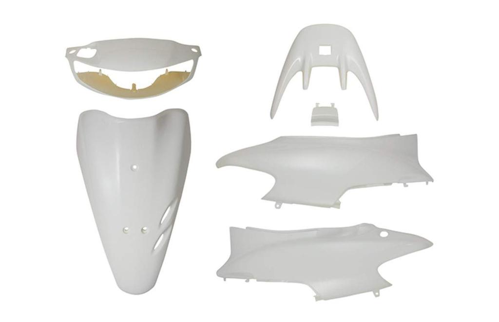 Bike Parts Center Exterior Set White 2nd Generation Disc Brake Vehicle Painted Genuine Type Honda Live Dio ZX AF35 2nd Generation 3078