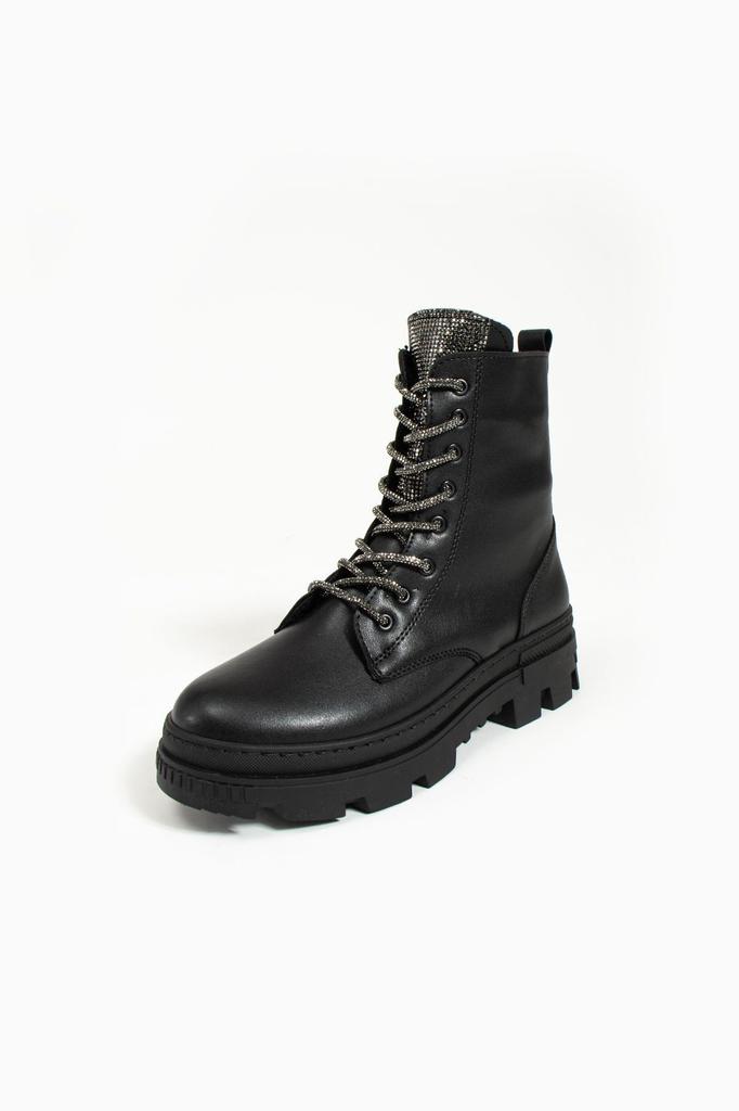 Женские современные стильные модные женские черные сапоги из полиэстера на молнии, удобные сапоги с теплой подкладкой и камнем на шнуровке, почтовые ботинки