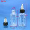 Container Squeezable Transparent Refillable Bottles Dropper Bottles Tattoo Ink Bottles Makeup Tools