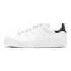 adidas Originals Stan Smith Bold Повседневные Нескользящие Легкие Кроссовки с Низким Верхом Женские кроссовки Черный Белый BA7771
