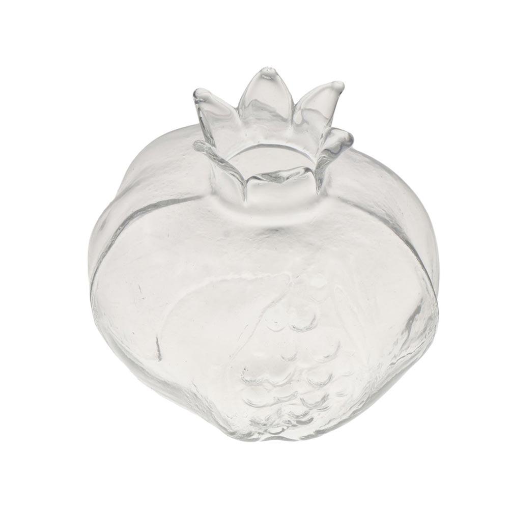 Red Pomegranate Glass Vase Pomegranate Fruit Vase Mini Hydroponic Flower Vase  Home Decor