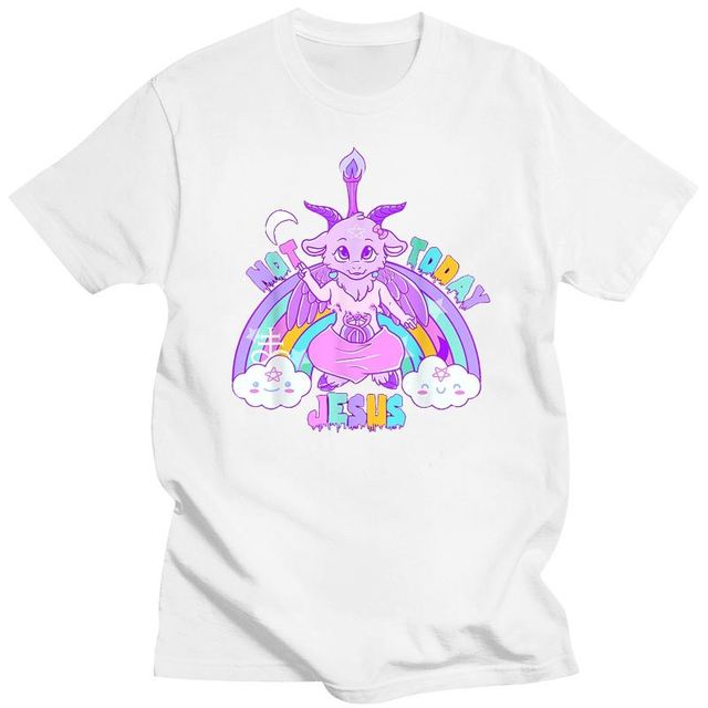 Каваи Пастельный Готический Милый Жуткий Черный Кот Футболка Женская Летняя XS-4XL Топы Креативный Узор Персонализированная Уличная Футболка Y2k