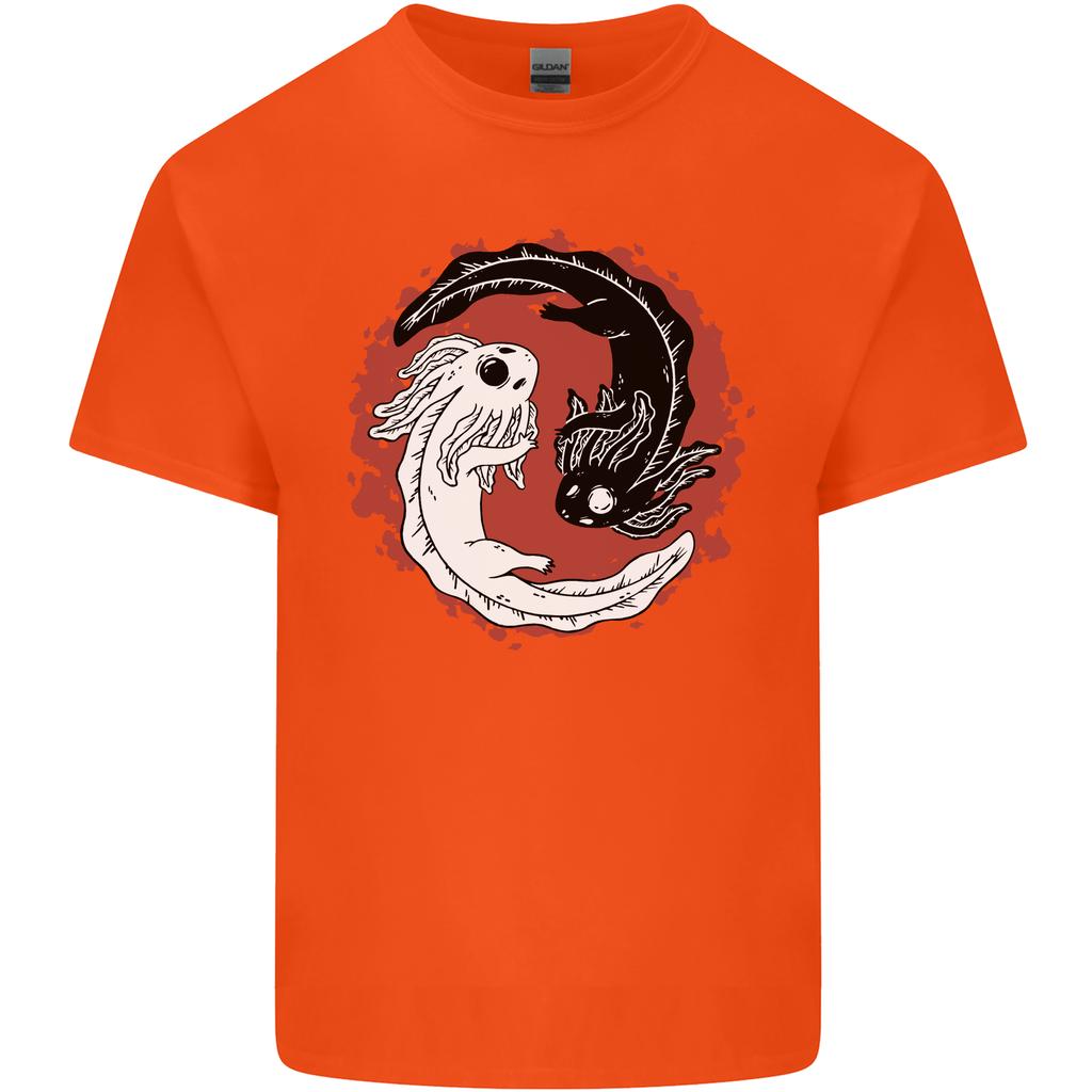 Yin Yang Axolotl Unisexs Light Cotton TShirt