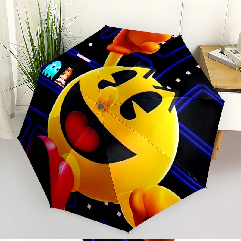 game MAN Print Automatic Open Close Umbrella, Portable Foldable Umbrella, for Outdoor Commute Camping Trip, Ideal Birthday Gift