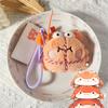 Yousheng Lake Crab Plush Keychain Suzhou Museum Cultural Toy Cute Animal Bag Charm Cartoon Crustacean Gift for Friends