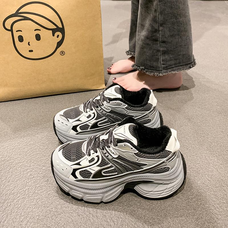 Мода на открытом воздухе Новая мода 2024 года Высококачественная однотонная обувь для женщин Нескользящая осенняя женская вулканизированная обувь Zapatillas Mujer