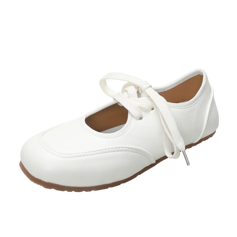 Flats Casual Shoes Women Sneakers Sandals Soft Leather Loafers Ballet 2025 Trend Brand Elegant Dress Lace Up Comfort