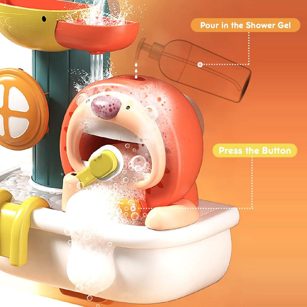 Набор детских игрушек для ванной «Лев», игрушка для ванны, водная игрушка, подарки для детей, мальчиков и девочек от 2 лет
